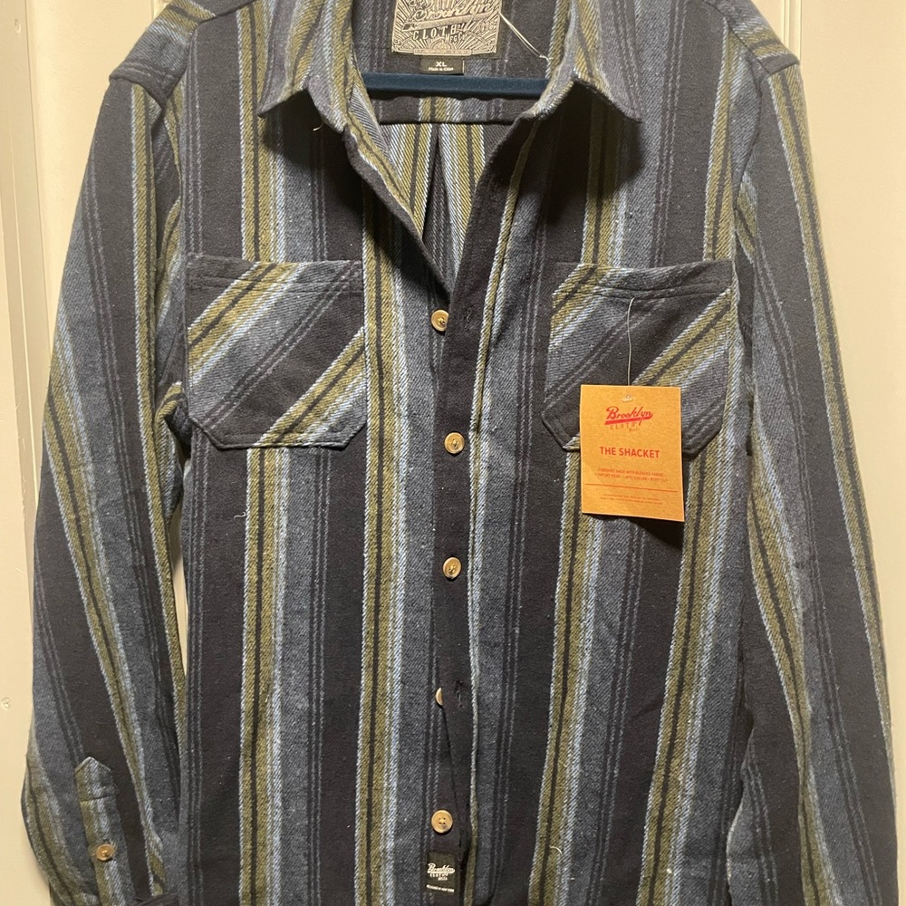 Browning Plaid Shirt with Blue and Gray Tones